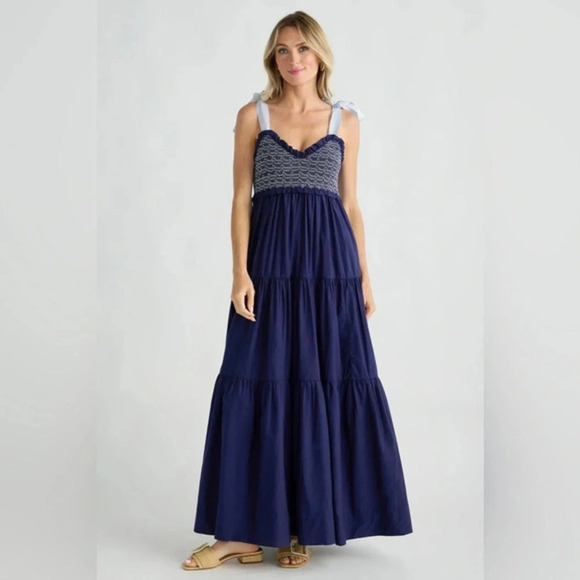 Free People Bluebell Solid Maxi Dress S B2285 - Picture 1 of 6